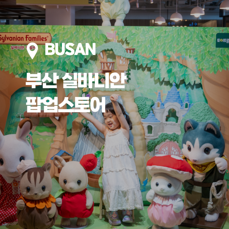  귀여운 실바니안 친구들을 만날수 있는 부산 팝업스토어, 삼정타워 실바니안 팝업스토어