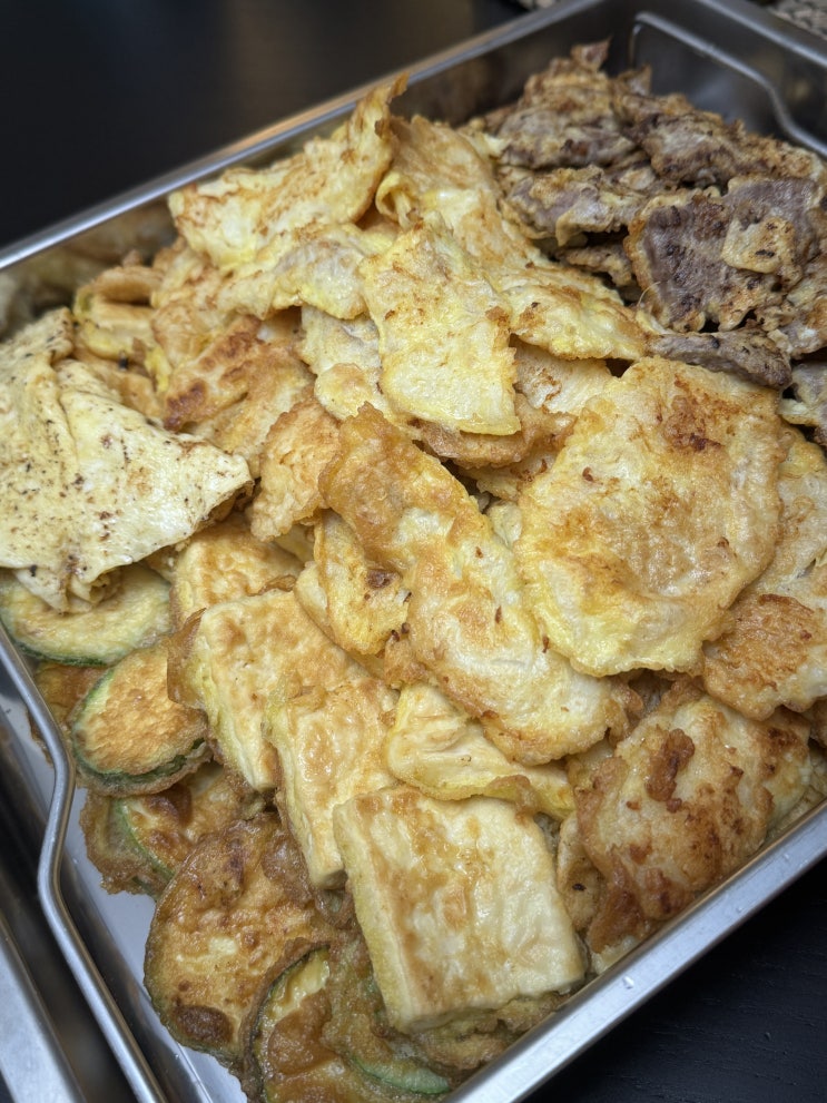  미국생활: 추석 분위기를 위해 전을 부쳤다. (대구전 부치는 방법)
