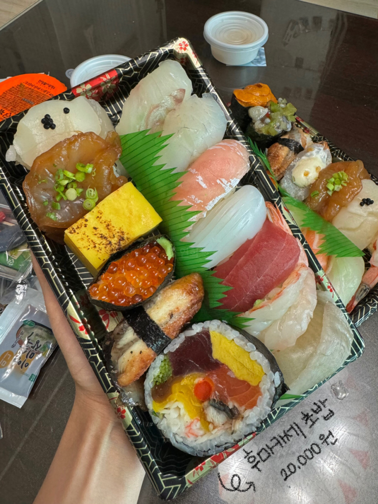  인천 연안 부두 맛집 민영 활어 공장 본점 위치와 주차 초밥 2종 구매