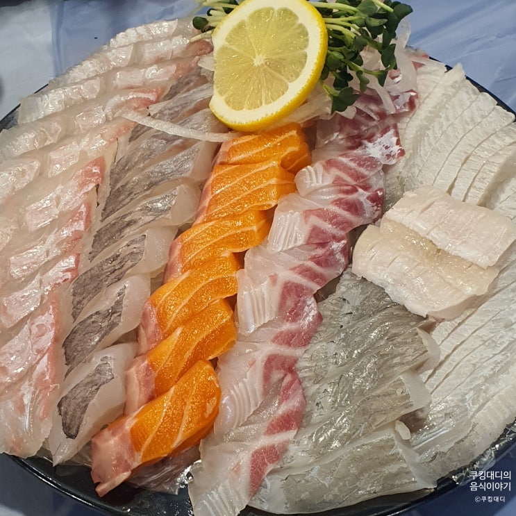 수산한 횟집 구리 맛집 모둠 회 물회 양푼이 매운탕 가성비 술집