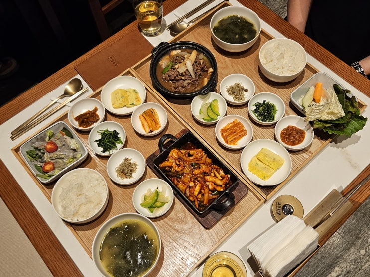  강남 신세계 맛집 자주한상 하우스오브 신세계 한식 콜키지 프리