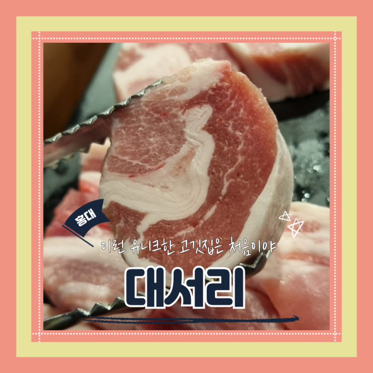  (홍대맛집) 홍대고기맛집 홍대회식 대형고기집 후식까지 완벽한 대서리