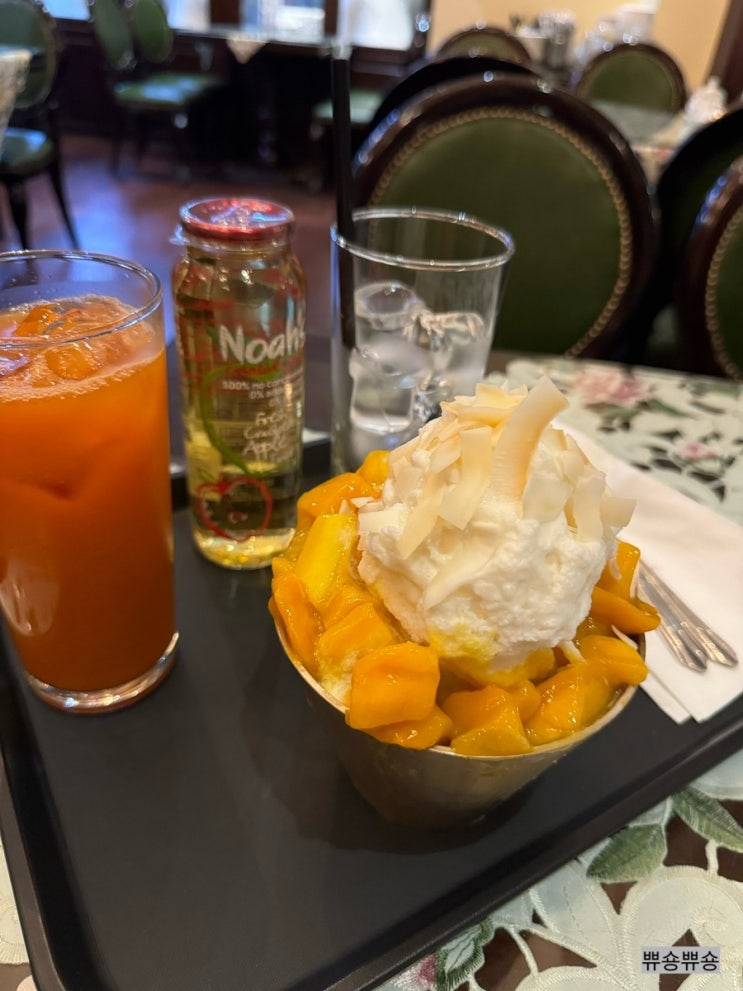  양재천브런치맛집 도곡동브런치카페 페르에피스 빙수 후기