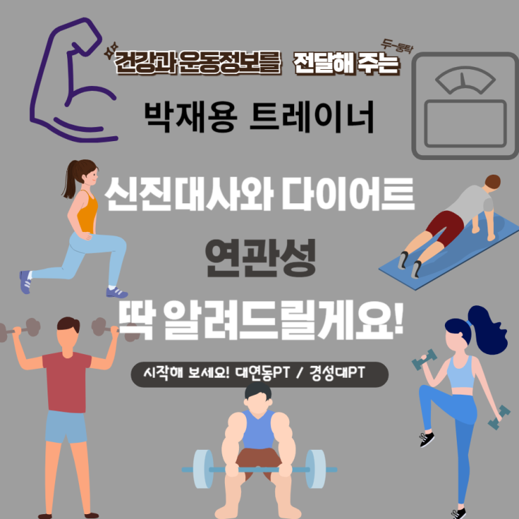  대연동PT/경성대PT//신진대사와 다이어트의 연관성