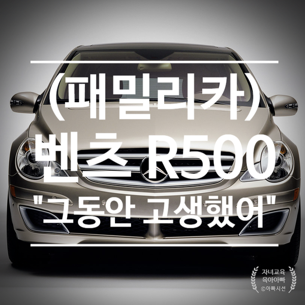  벤츠 R500 4MATIC V251 - 패밀리카 6인승 7인승