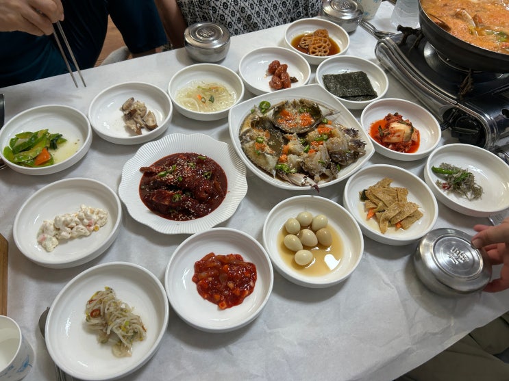  태안 안면도 가족여행: 게국지 게장 맛집부터 오션뷰카페, 꽃지 해수욕장까지
