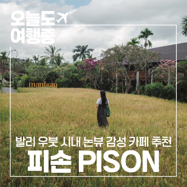  [발리 우붓 카페 추천] 우붓 시내 감성적인 논뷰 카페 피손 우붓 PISON Ubud