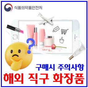  화장품 해외직구 주의사항 (ft. 식약처) : 허위과대광고, 정식수입제품, 의약품안전나라, 사용제한원료, 안전기준, 한국소비자원, 국제거래소비자포털