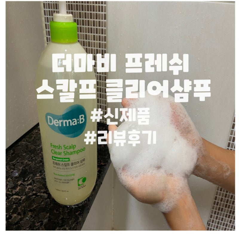 [리뷰후기]신제품,더마비프레쉬스칼프클리어샴푸사용후기