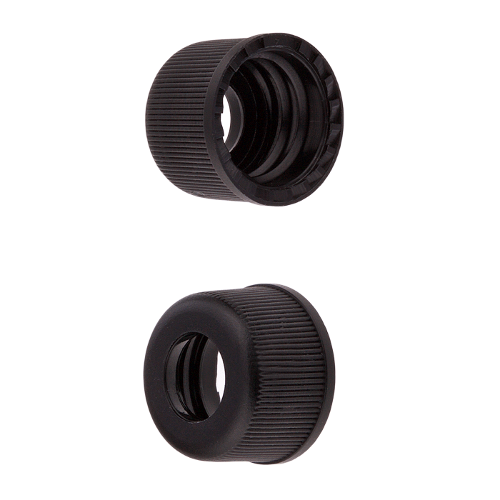  [플라스틱] 8-425mm 블랙 오픈 홀 스크류 캡 8-425mm Black Open Hole Screw Cap