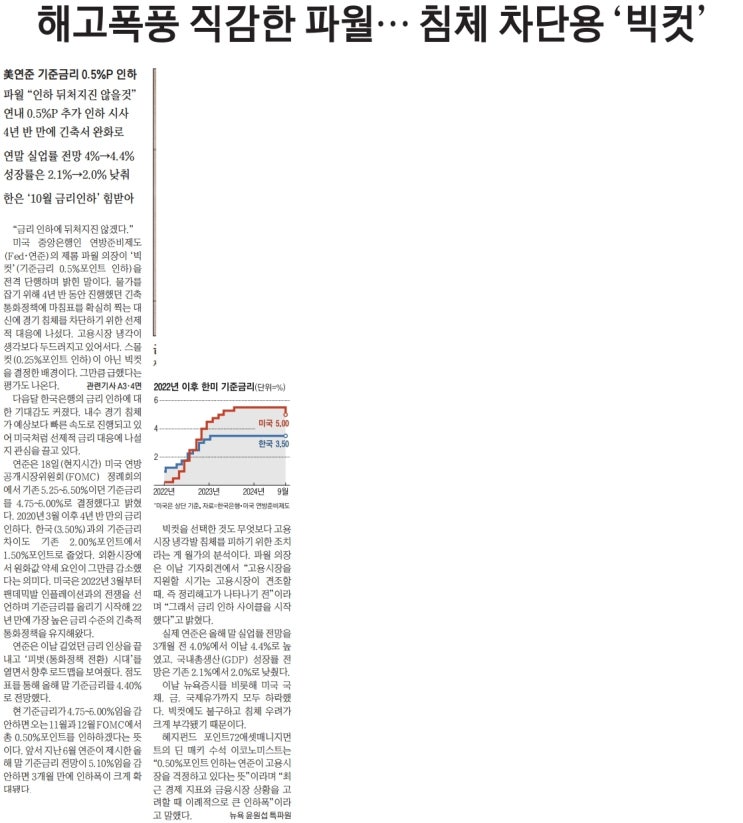  늦지만 여유있게 보는 경제 뉴스(9월 20일)