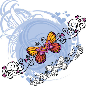 아기와 나비(A baby and a butterfly)