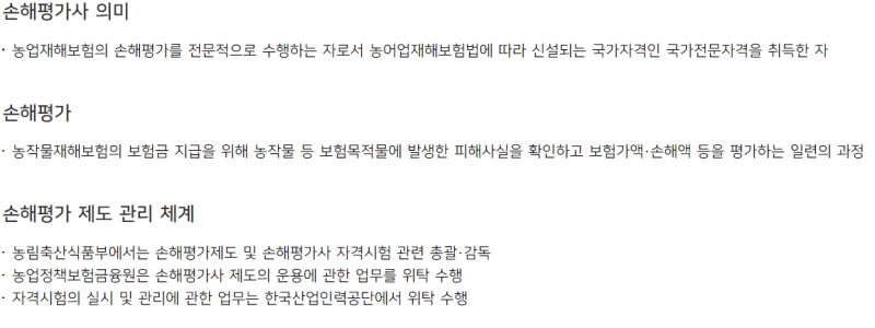 손해평가사 취업 연봉 수당 전망