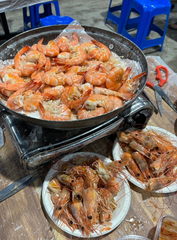  대하 맛집 김포약암양식장 셀프 새우 소금구이