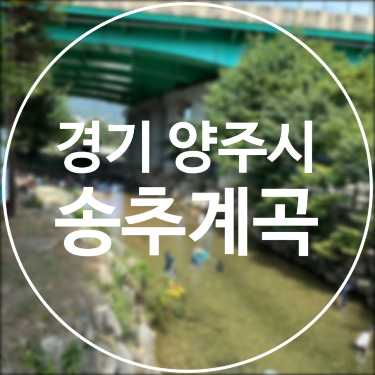  [경기/양주] 송추계곡 / 서울 근교 계곡 차크닉 주차꿀팁