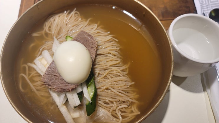  서울 서초 감칠맛이 일품인 평양냉면 동신명가 리뷰