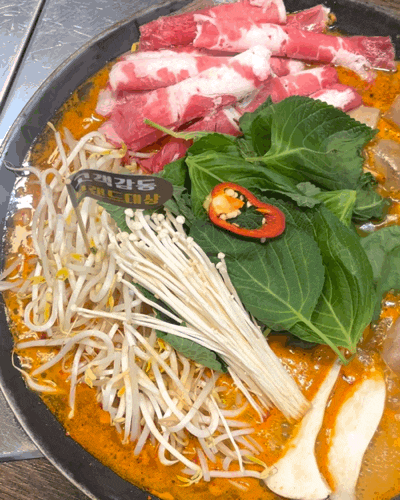  부산 연산동맛집 정성순대 얼큰 순대전골 사리 무한리필 순맥