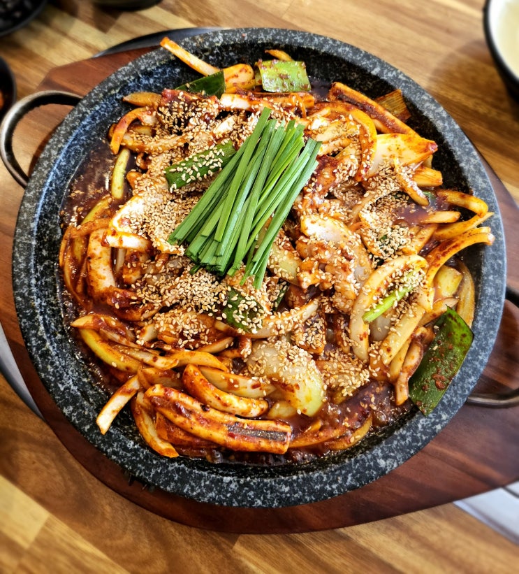 구미 봉곡 맛집 푸짐한 오징어 한상이 맛있는 해탄