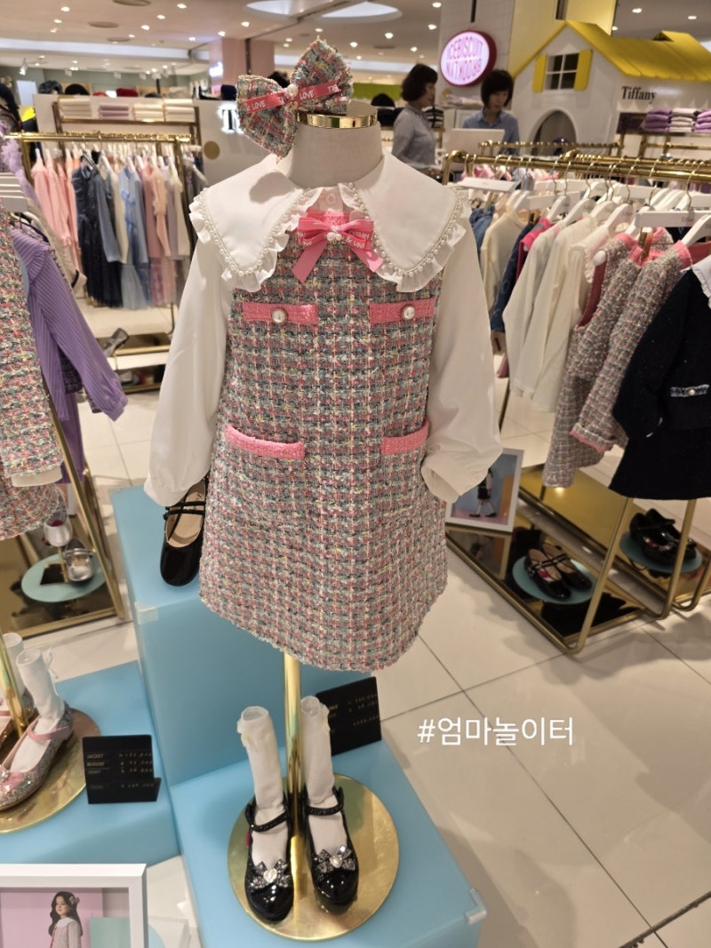 선물로 좋은 여아 아동복 원피스 브랜드 티파니 주니어