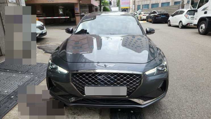  제네시스 G70 순정 오디오 재부팅 메인보드 교체 작업