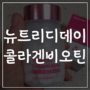뉴트리디데이 시그니처 콜라겐 비오틴 성분 가격 후기