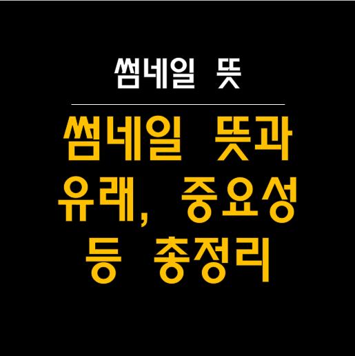  썸네일의 모든 것: 뜻부터 유래까지, 당신이 알아야 할 디지털 시대의 필수 용어