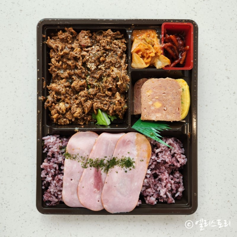 압도적 한돈간장불백 도시락 * 5900원 푸짐한 가성비 CU도시락 추천