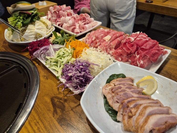  잠실역 샤브샤브 방이동 점심 맛집 퀸즈가든 잠실점