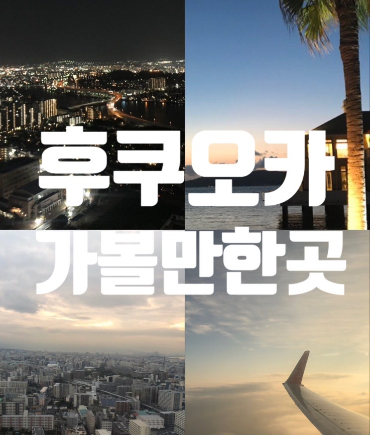  후쿠오카 여행 가볼만한곳 2박 3일 나만의 여행코스 알려드려용 식도락여행