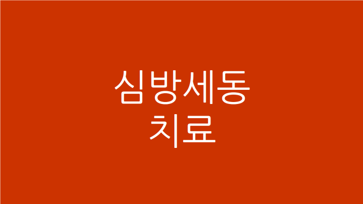  심방세동 치료 약도 안듣고 시술은 부담된다면