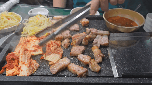  충북 옥천 꼬치 삼겹살 [미스터 삼겹살 꼬치전문점]맛있어~