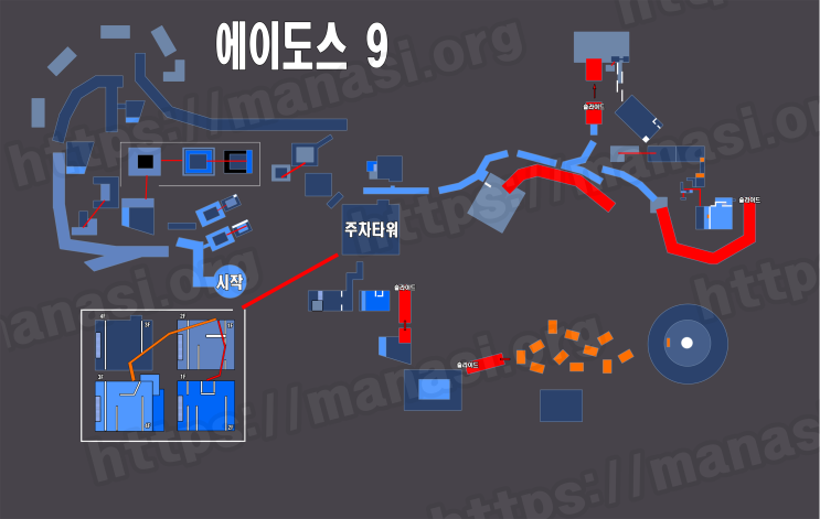  스텔라 블레이드 – 에이도스 9 지도 / 스텔라 블레이드 인터랙티브 맵 (모든 수집품 / 지도 공략)