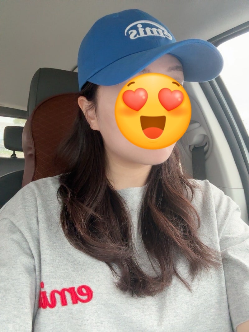 이미스 수지모자 파란색