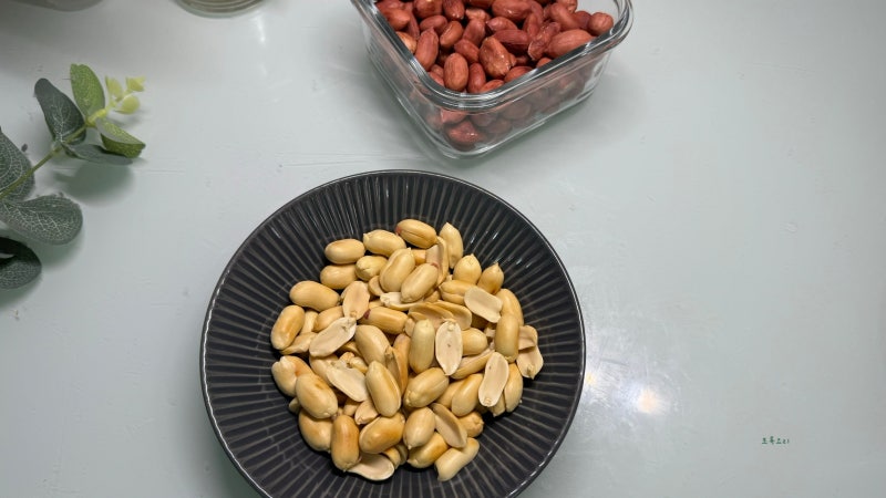 껍질 땅콩볶는법 후라이팬 생땅콩 볶음 만들기는?