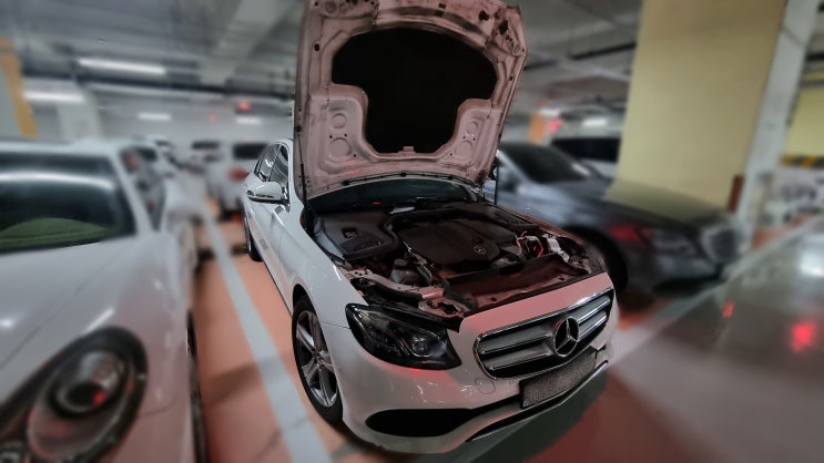  부산 벤츠 e220d 배터리 출장 교체 코딩까지 완료