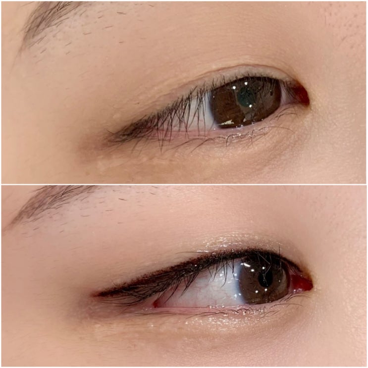  브라운 아이라인, 눈 커지는 마법 특별한 반영구 시술