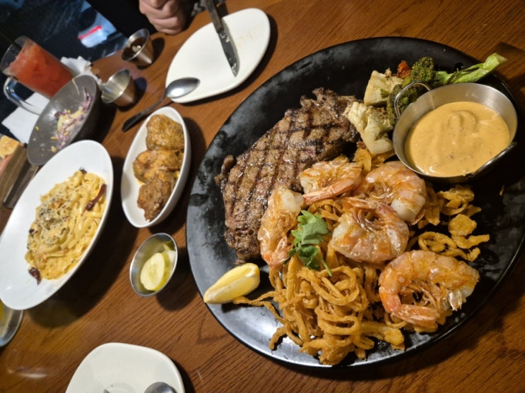 부산 맛집 덕천 아웃백 블랙라벨 스콜피온 커플세트
