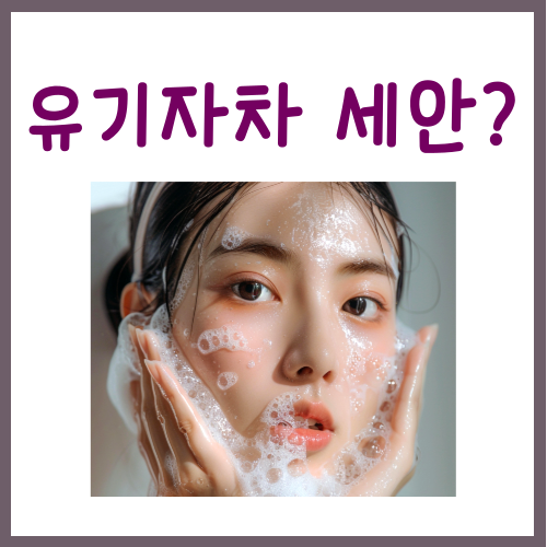  유기자차 선크림 세안? 이 글로 종결하겠습니다