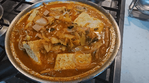  냉장고 남은 음식, 추석 전으로 김치찌개