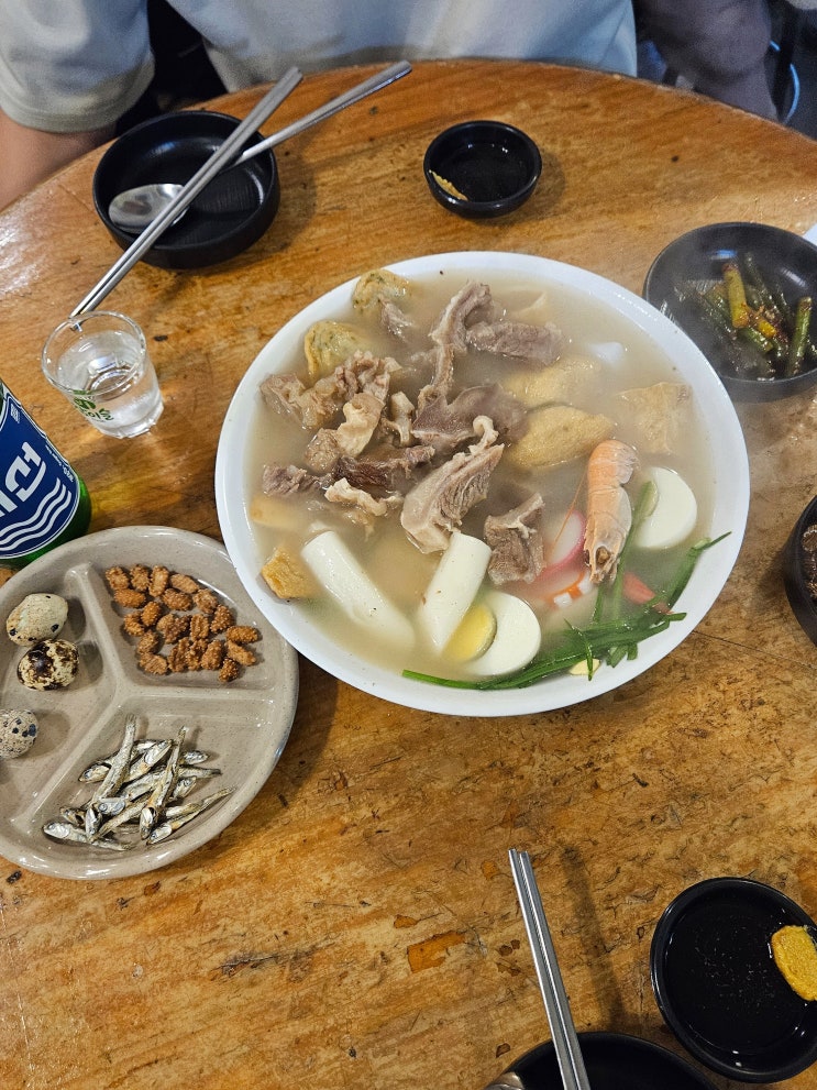  부산 남포동 노포 맛집 아날로그 감성 스지 어묵탕 수복센타