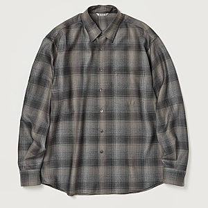 AURALEE 오라리 24FW SUPER LIGHT WOOL CHECK SHIRT 슈퍼 라이트 울 체크 셔츠 구매후기