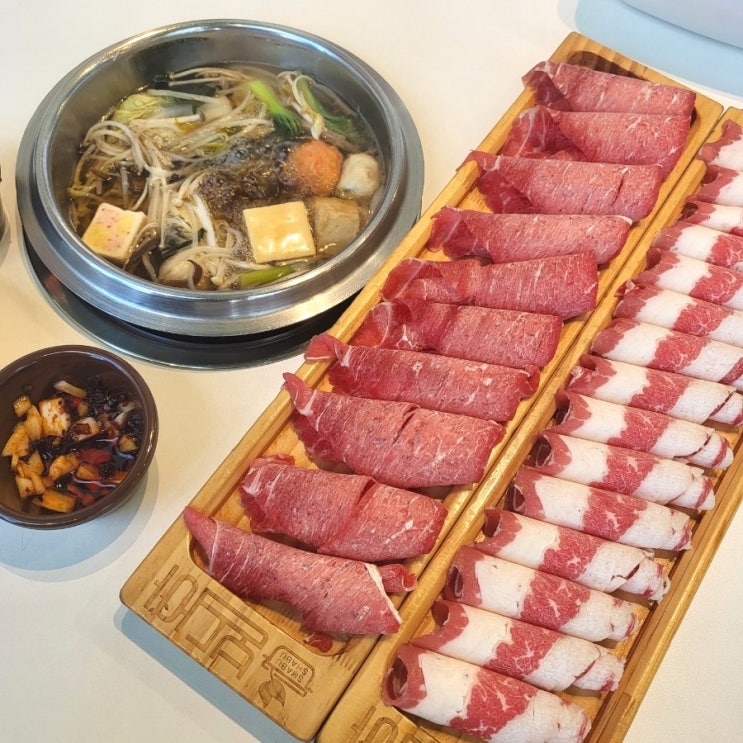  [등촌역 맛집] 1인 스키야키 무한리필 봄담아 샤브샤브