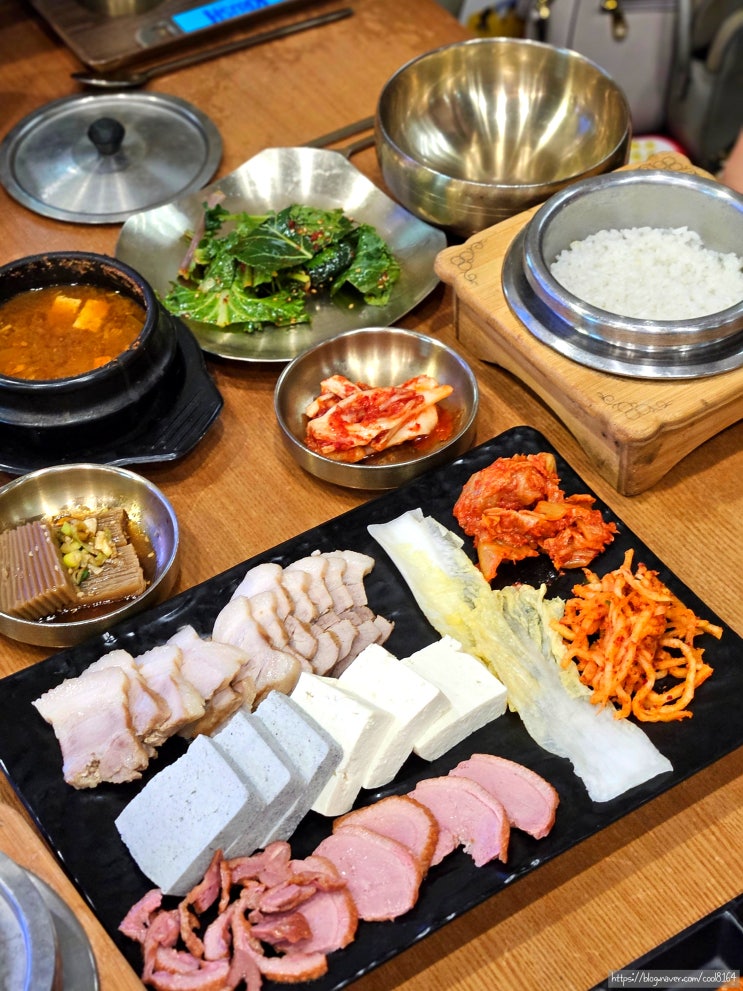  서울 잠실 맛집, 롯데월드몰 전통두부요리 쌈밥 전문점 두부한정식 맛집, 만석장 롯데월드몰점