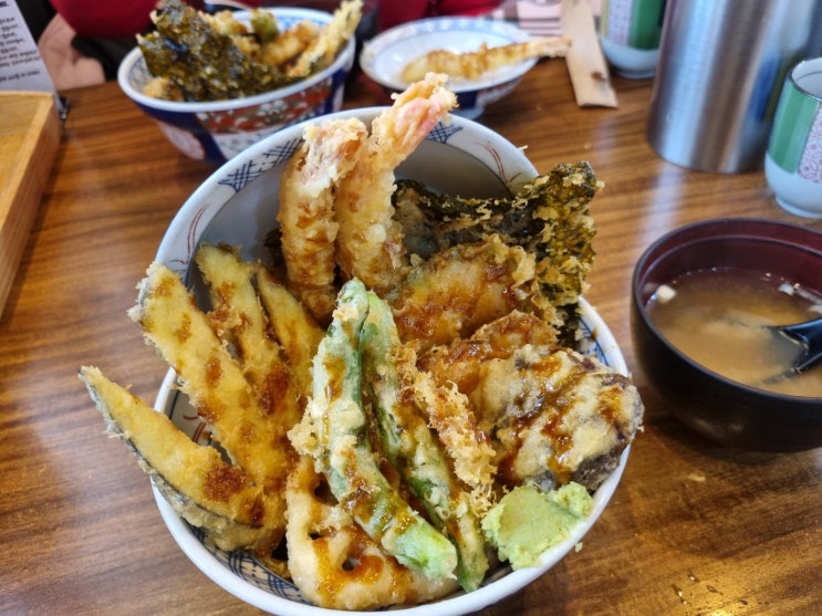  여수 이순신공원 맛집 요쿠야마치 스페셜 텐동 웅천친수공원 데이트 추천