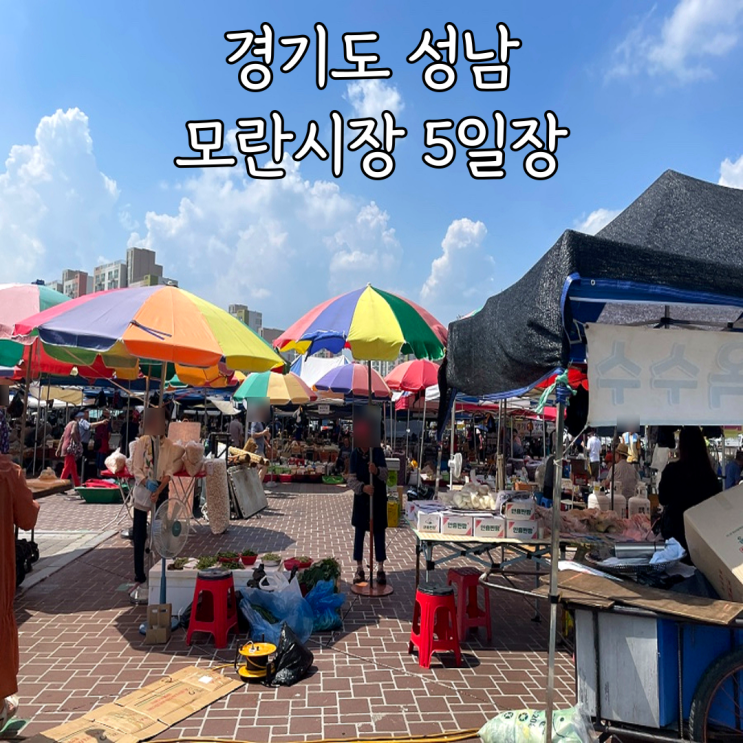  경기도 모란시장 5일장 구경 먹거리 주차 정보