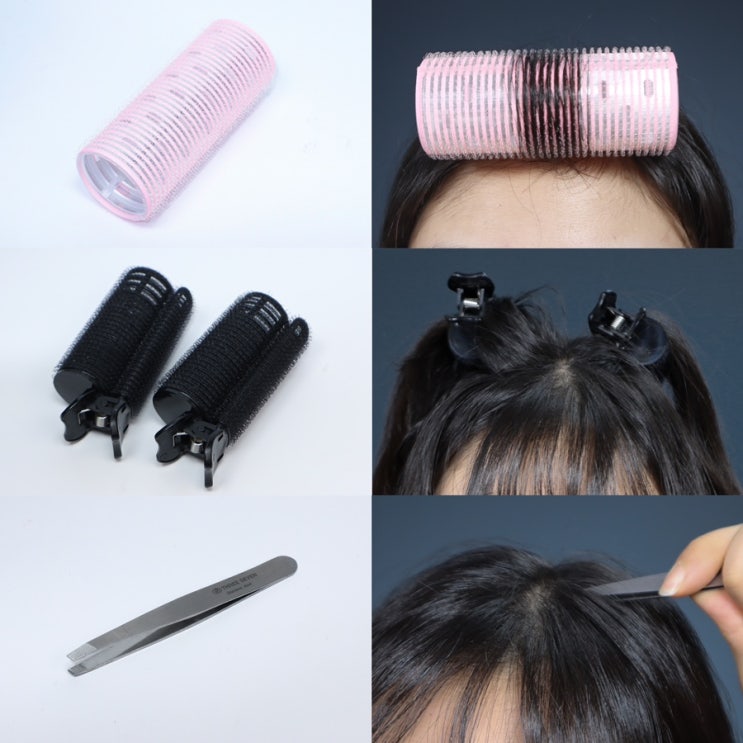  루이본 셀프 헤어스타일링 템 3종 추천, 뿌리볼륨 헤어롤 추천, 루이본 볼륨 뿌리 집게, 열전도 앞머리 올리브영 헤어롤, 족집게 사용법, 추천