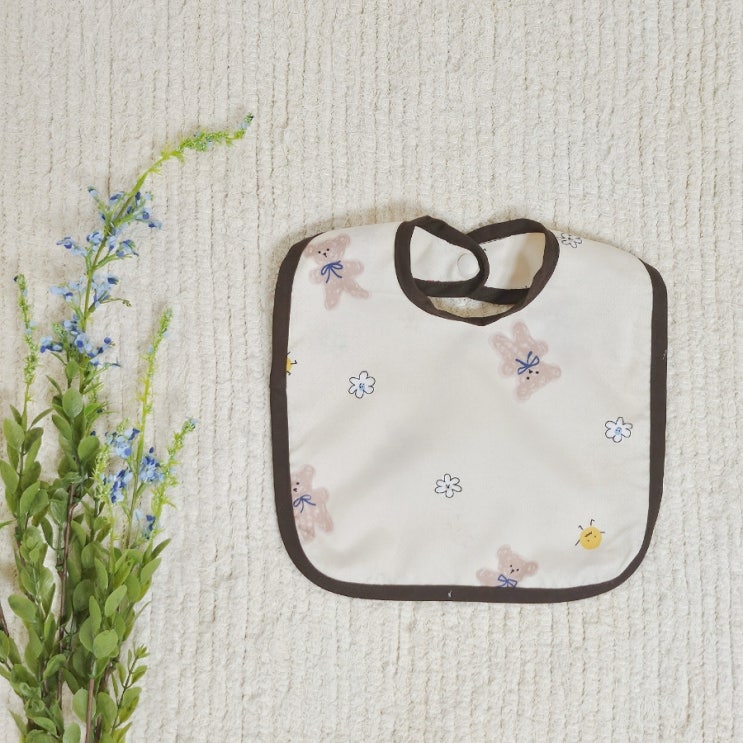  임산부 태교바느질 DIY 아기턱받이 만들기 무료패턴공유