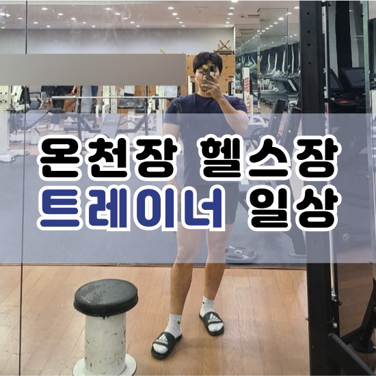  온천장 헬스장 피티 트레이너 일상