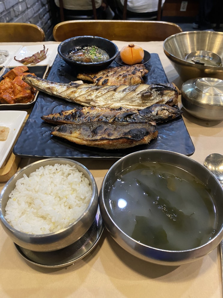  <익산 어양동 달빛에구운고등어> 익산 어양동 생선구이 맛집 가족단위테이블 주차장 완비