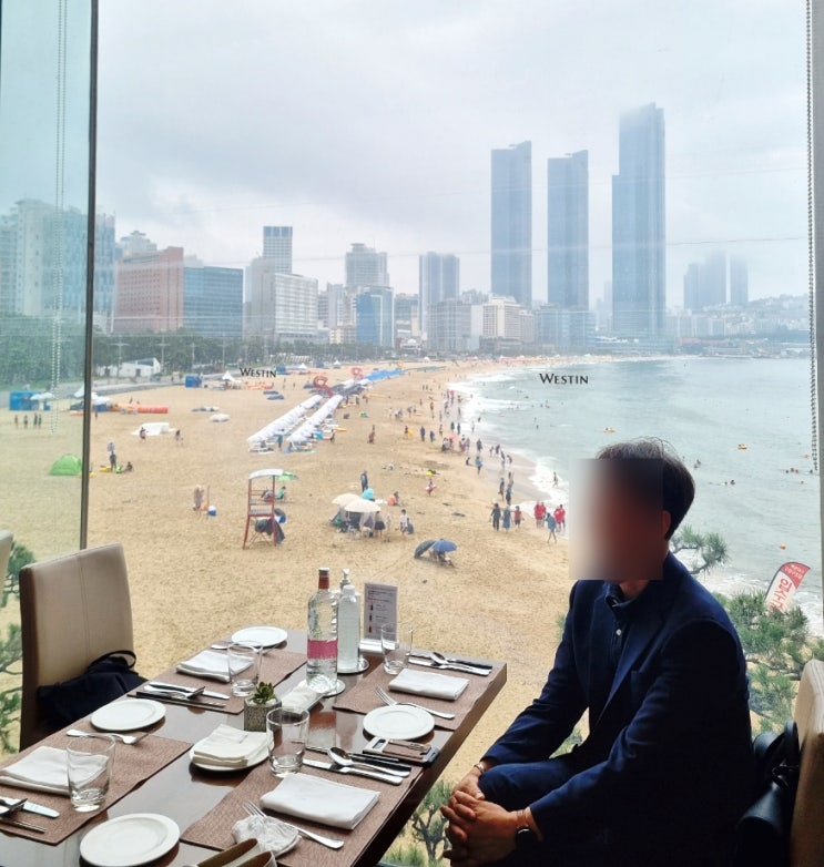  해운대 웨스틴 조선 부산 까밀리아 뷔페 주말 런치 창가자리 예약 후기